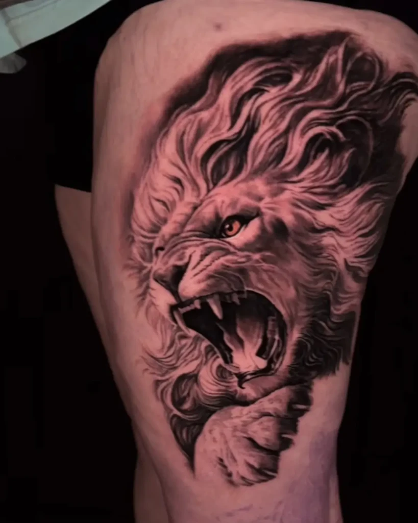 Black and grey tattoo artist