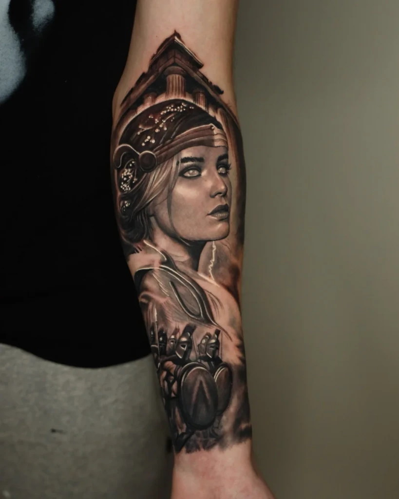 Black and grey tattoos artist in chicago