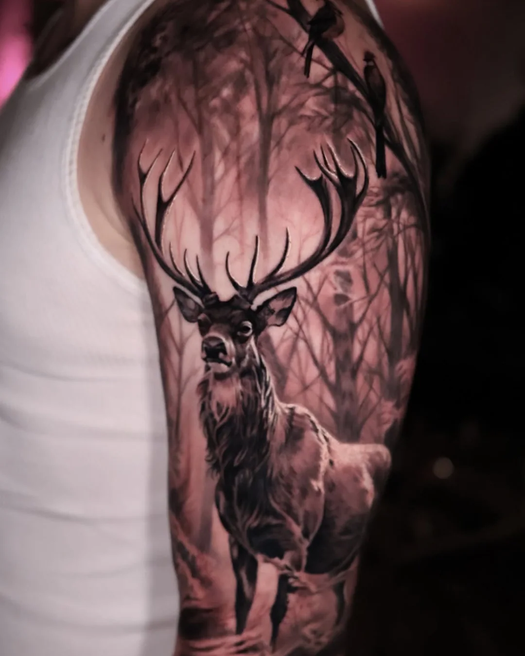 black and grey tattoo