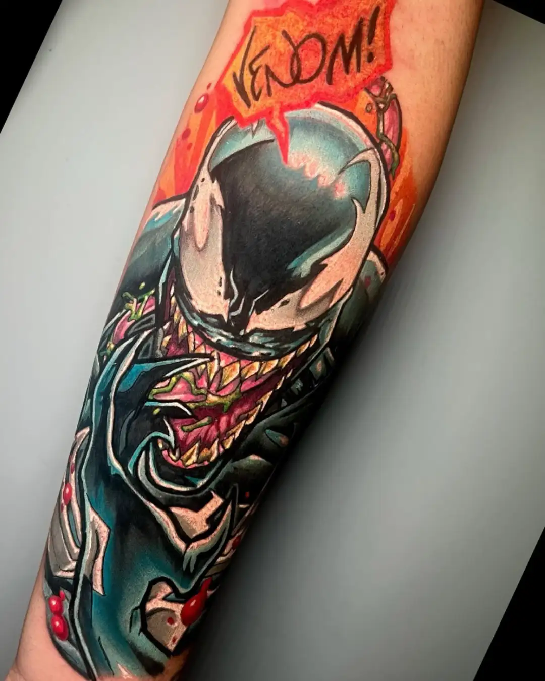 TJ Brown anime sleeve tattoos
