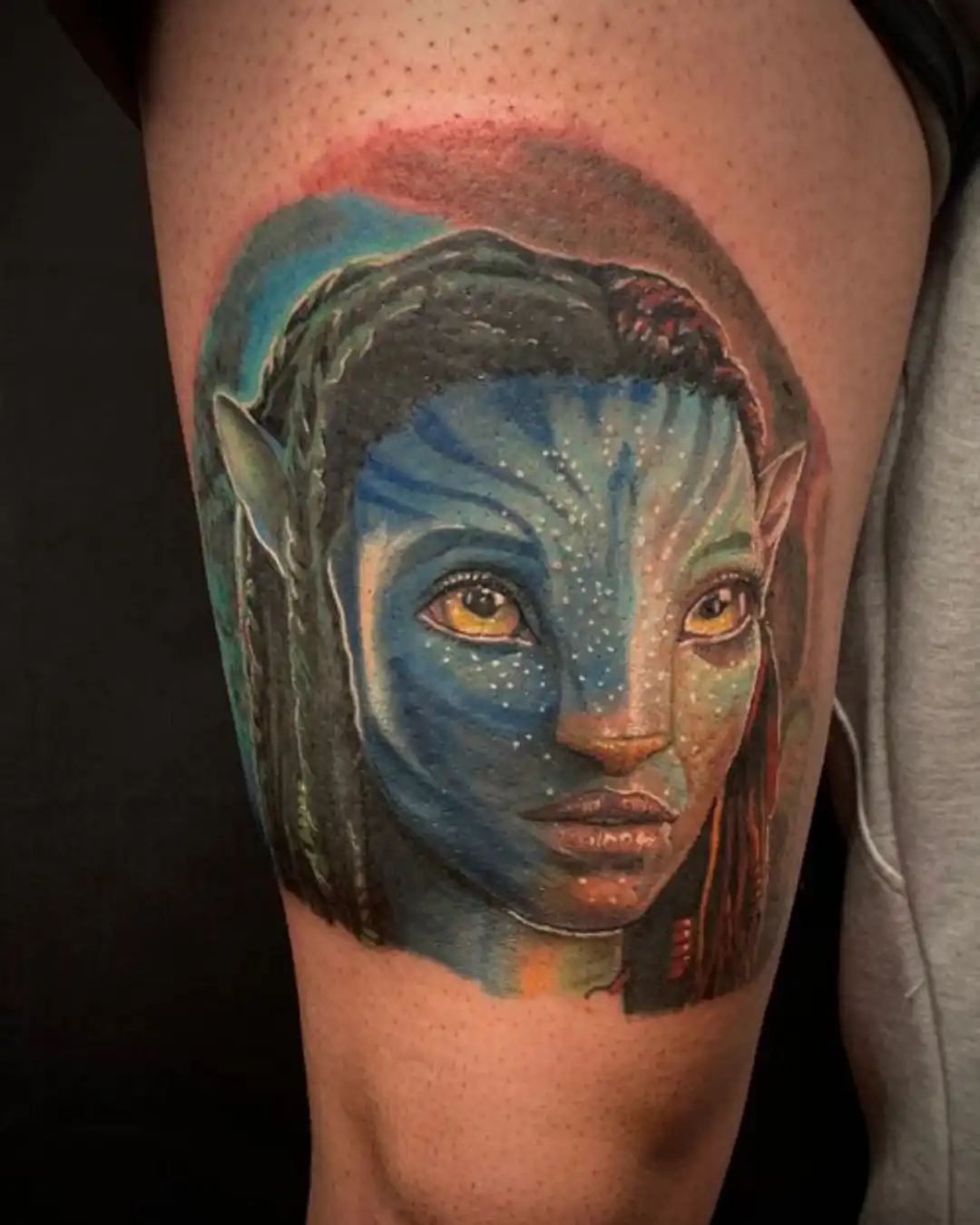 TJ Brown black and gray portrait tattoos