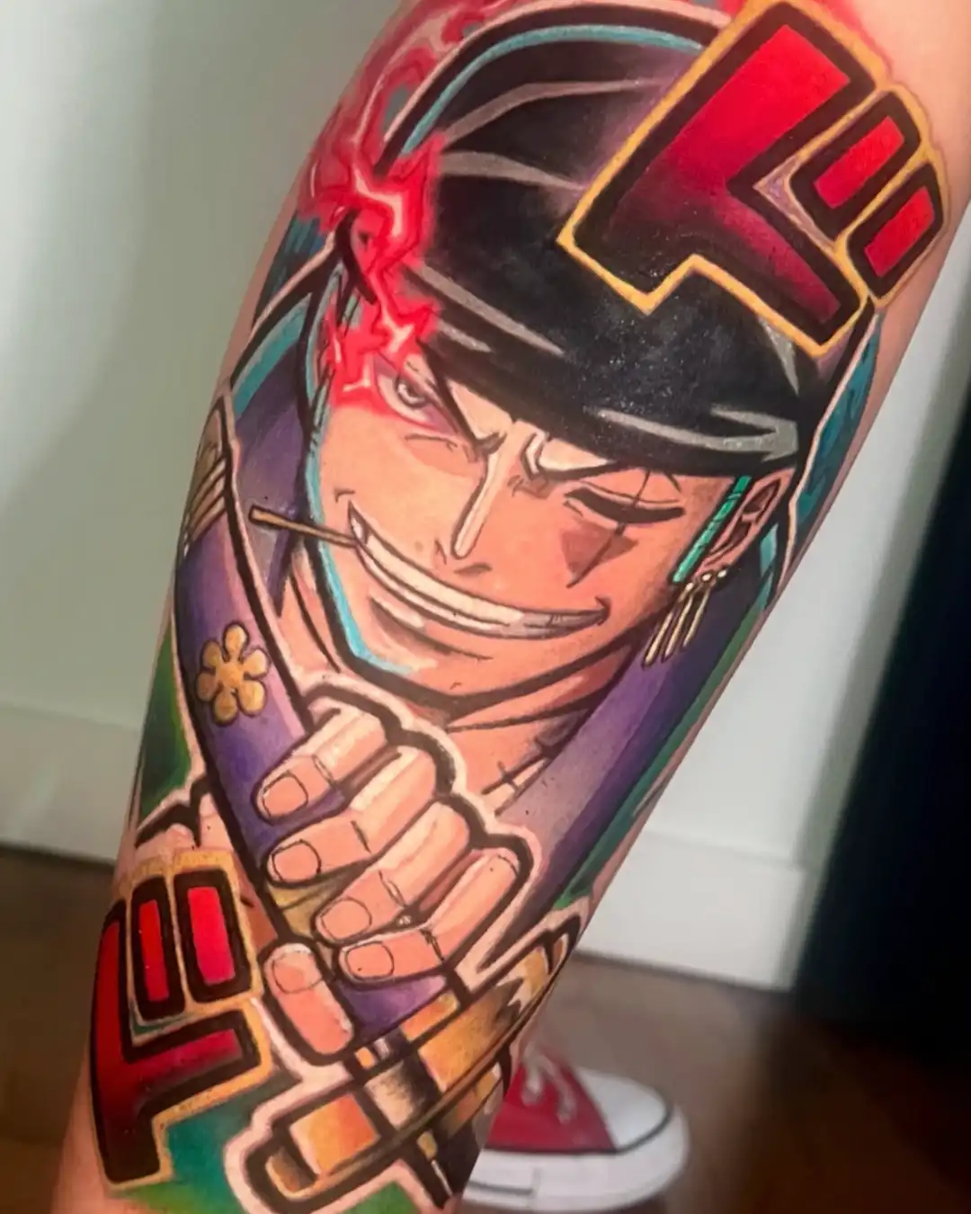 TJ Brown vibrant color tattoos