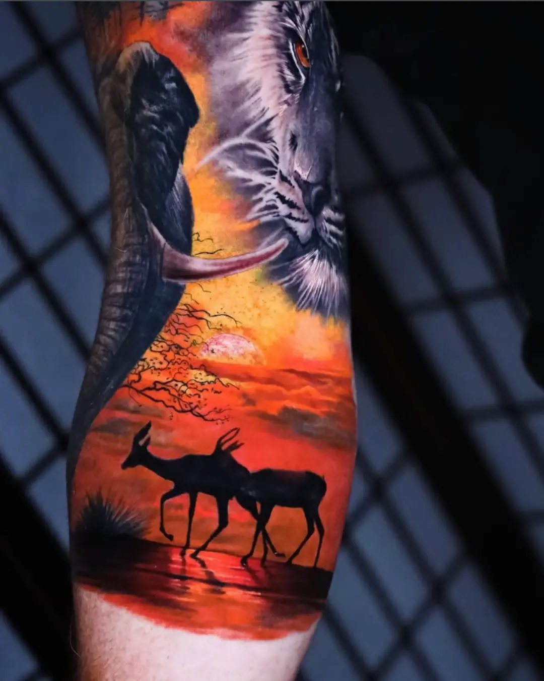 Portfolio Color realist sleeve tattoos Chicago