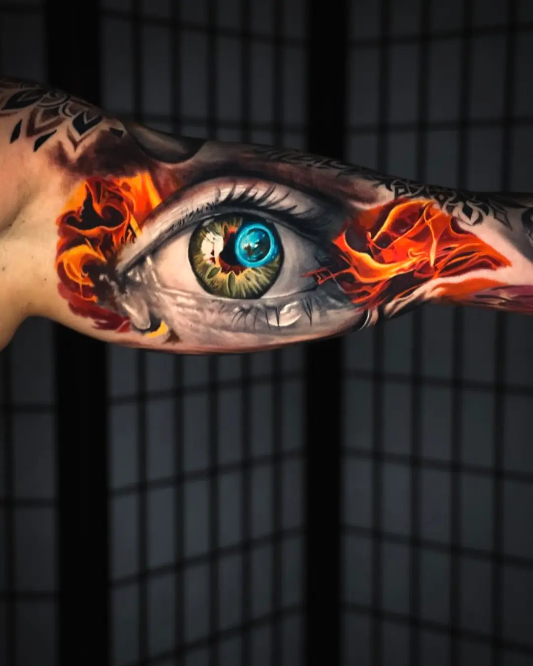 hyper realistic color tattoo