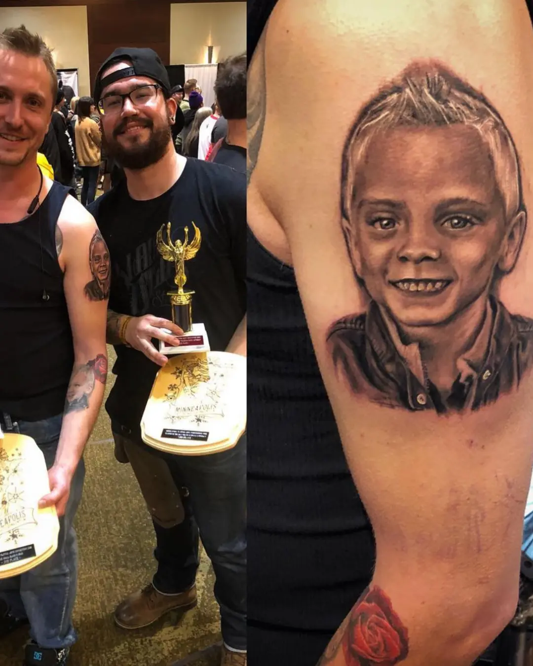 portrait tattoos Chicago black and grey