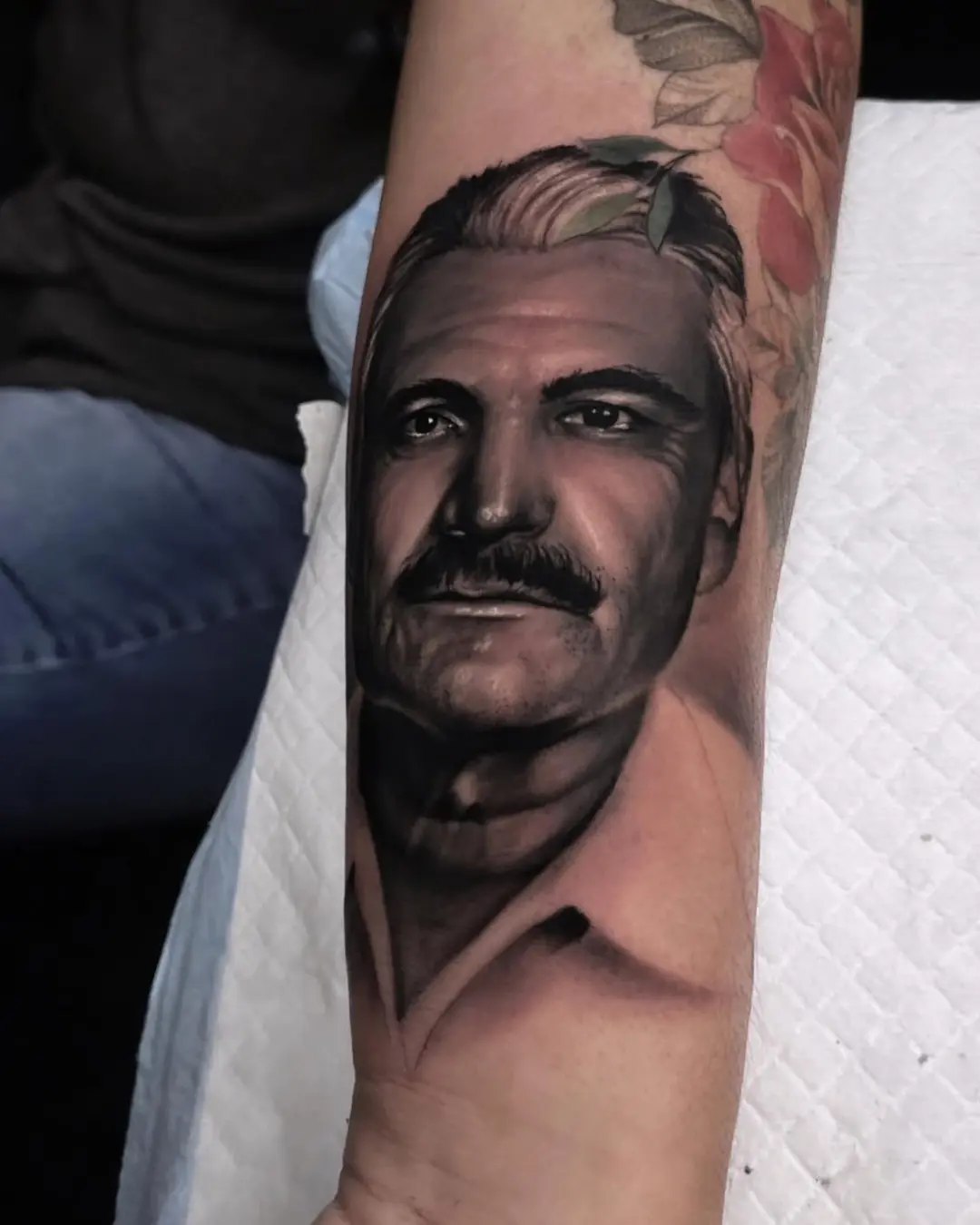 3D effect portrait tattoo artist Chicago