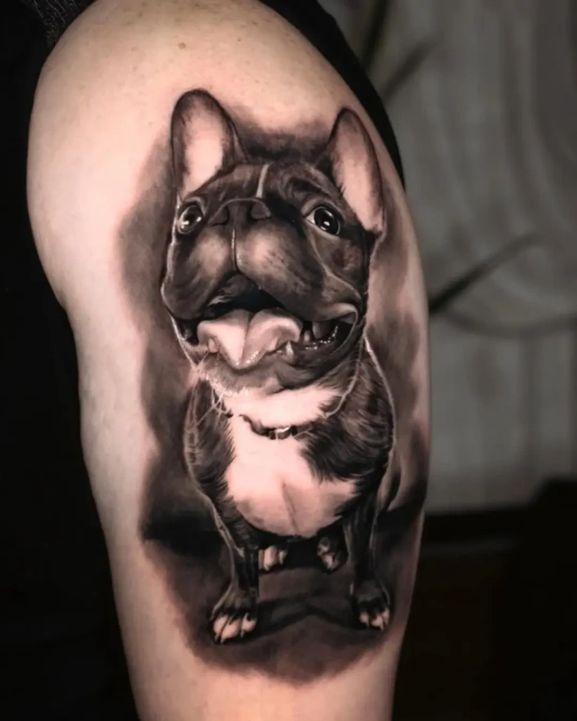 Emotional portrait tattoo