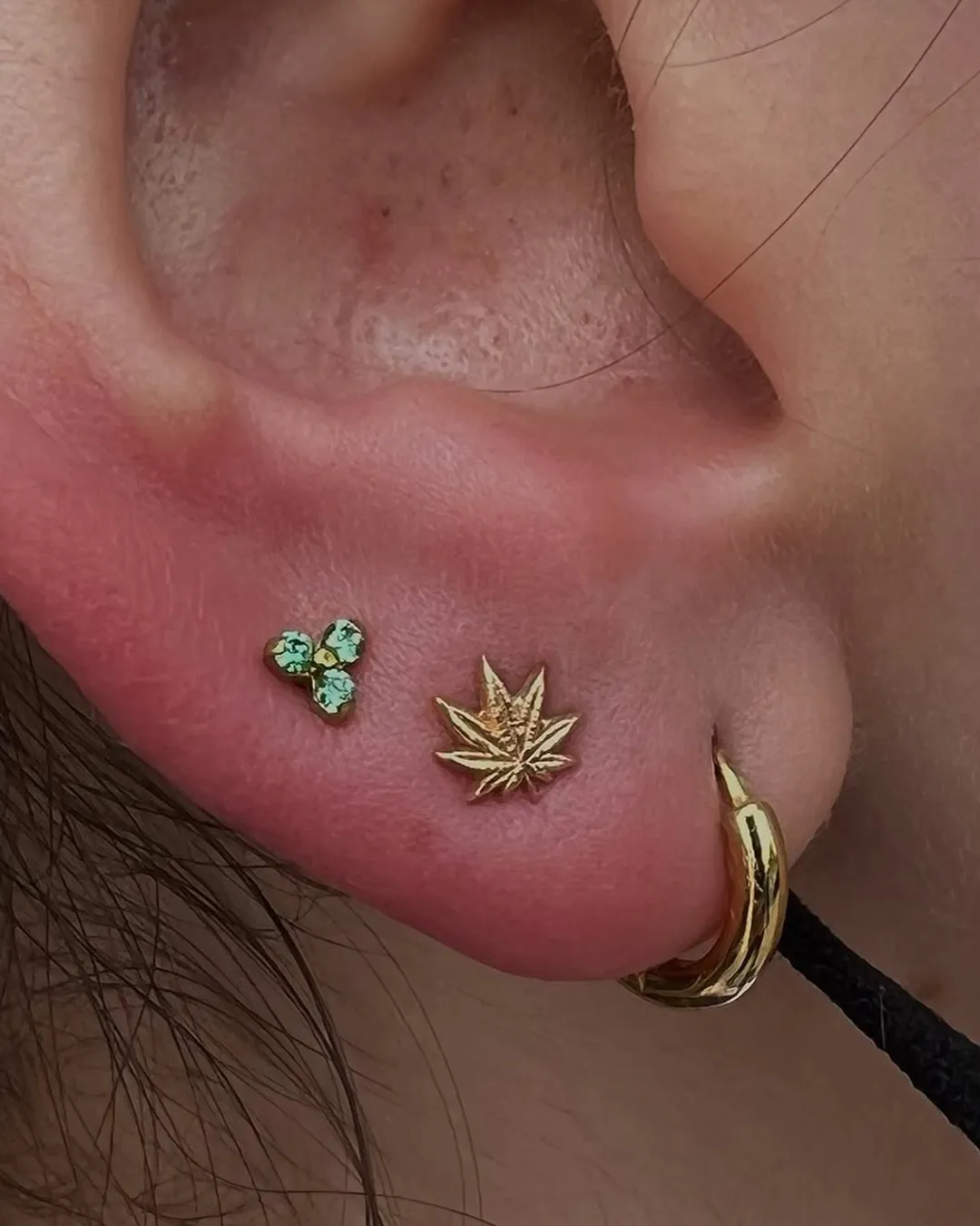 madeline kelso lobe piercings threadless chicagopiercer