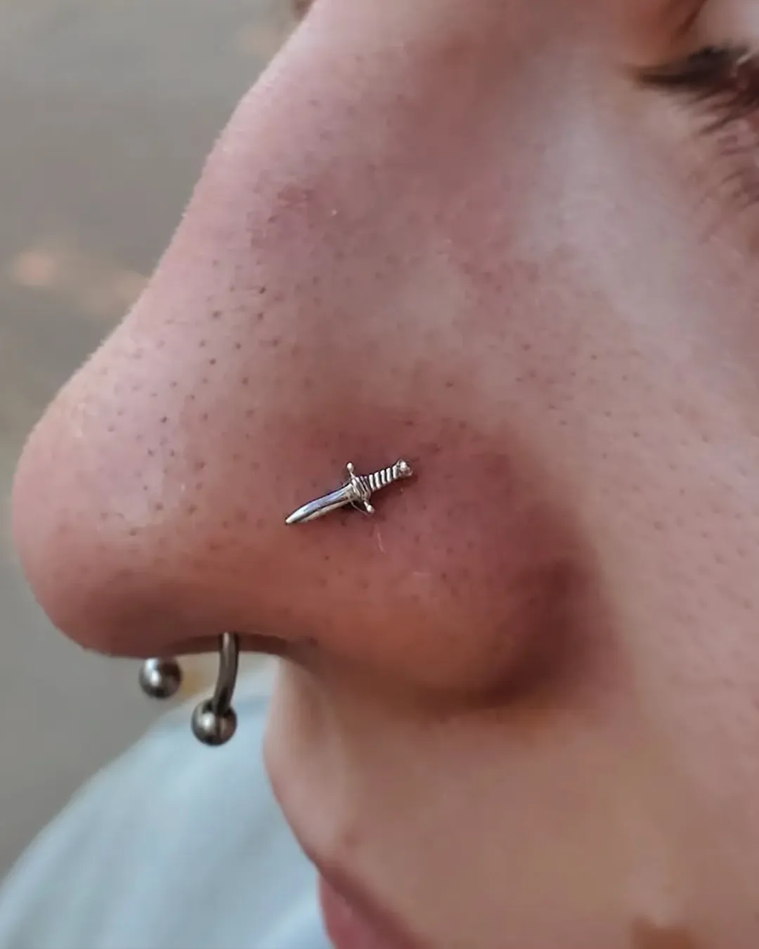 madeline kelso nostril piercing dagger jewelry chicago