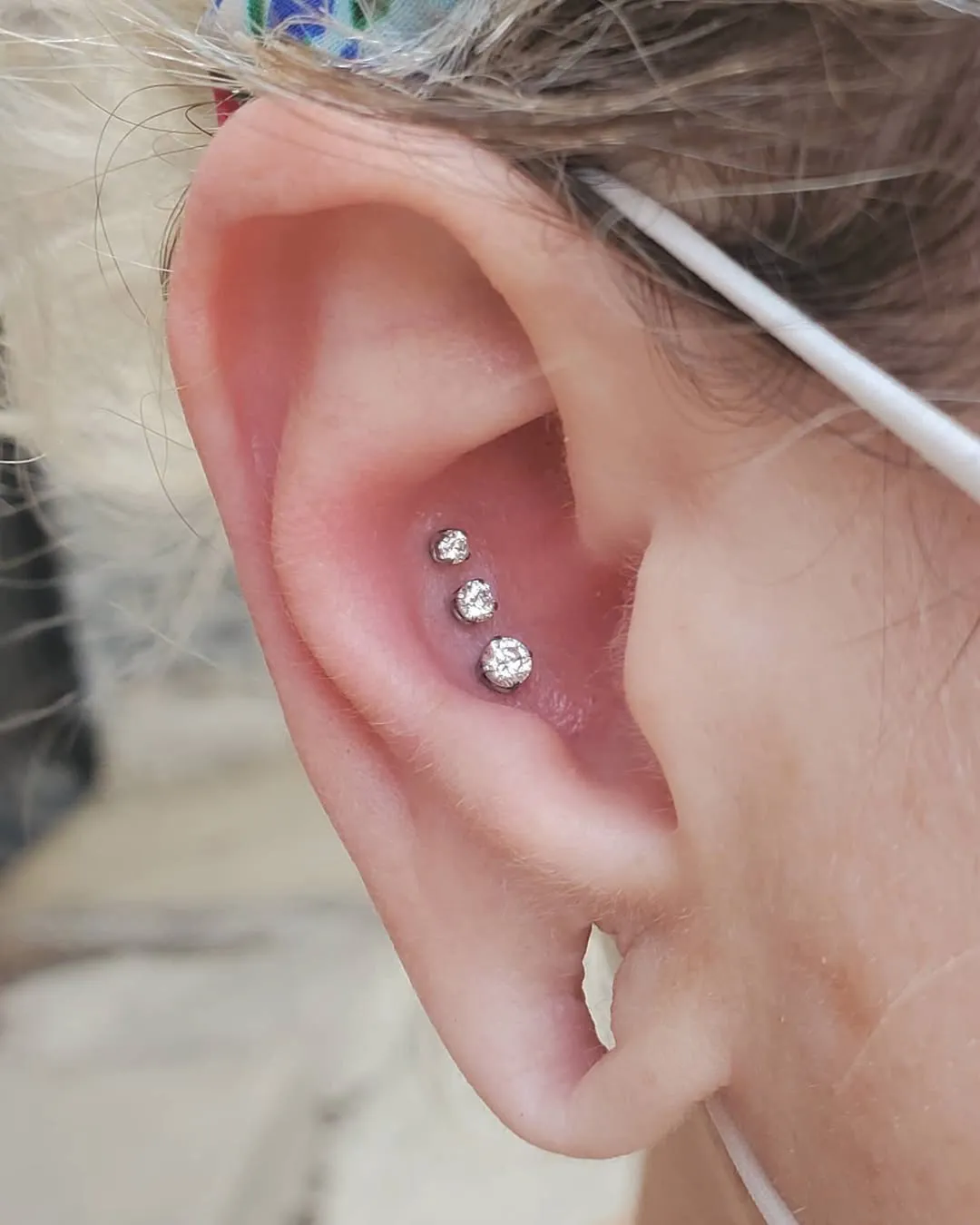 madeline kelso triple conch piercing diamond jewelry
