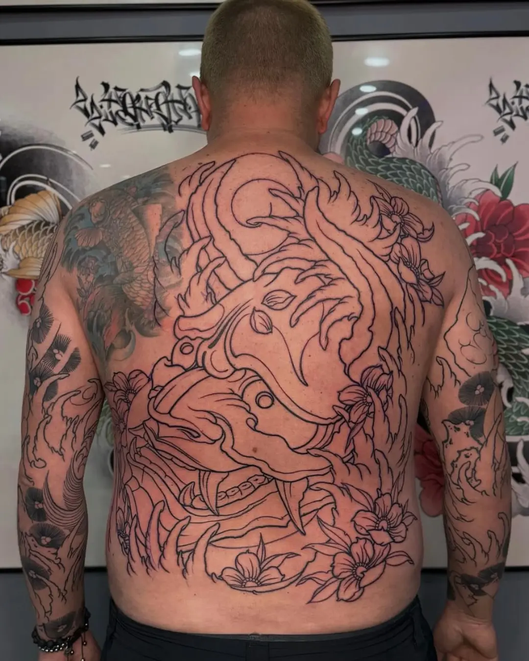 Japanese tattoos fade faster than black & grey