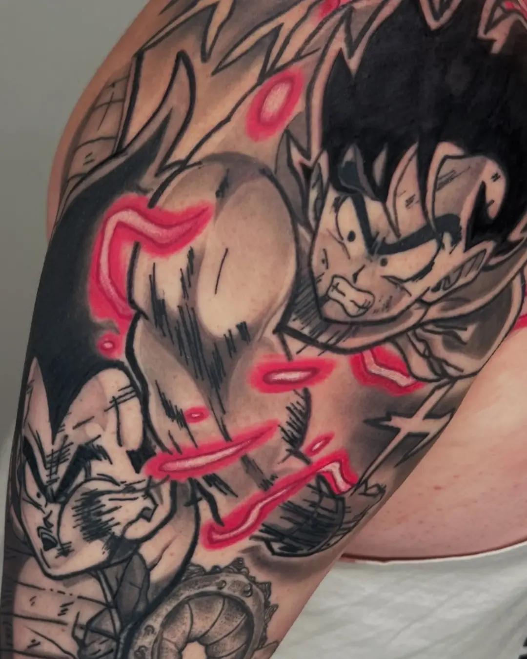 pop culture tattoos Chicago glitch art