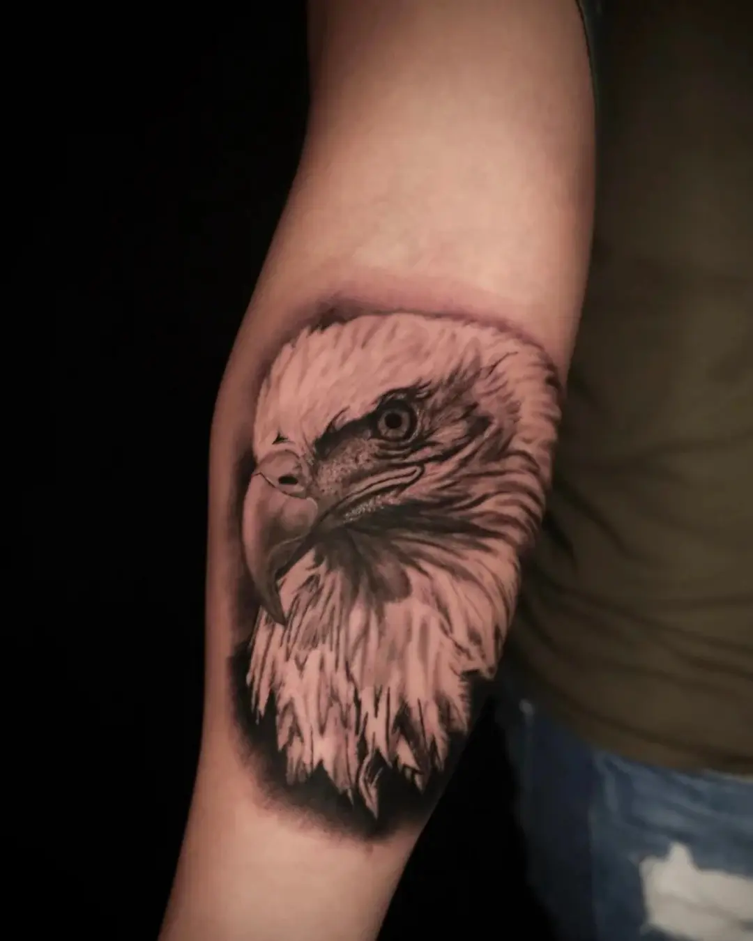 Animal tattoo Chicago cat tattoo representing magical spirituality and sacred independence