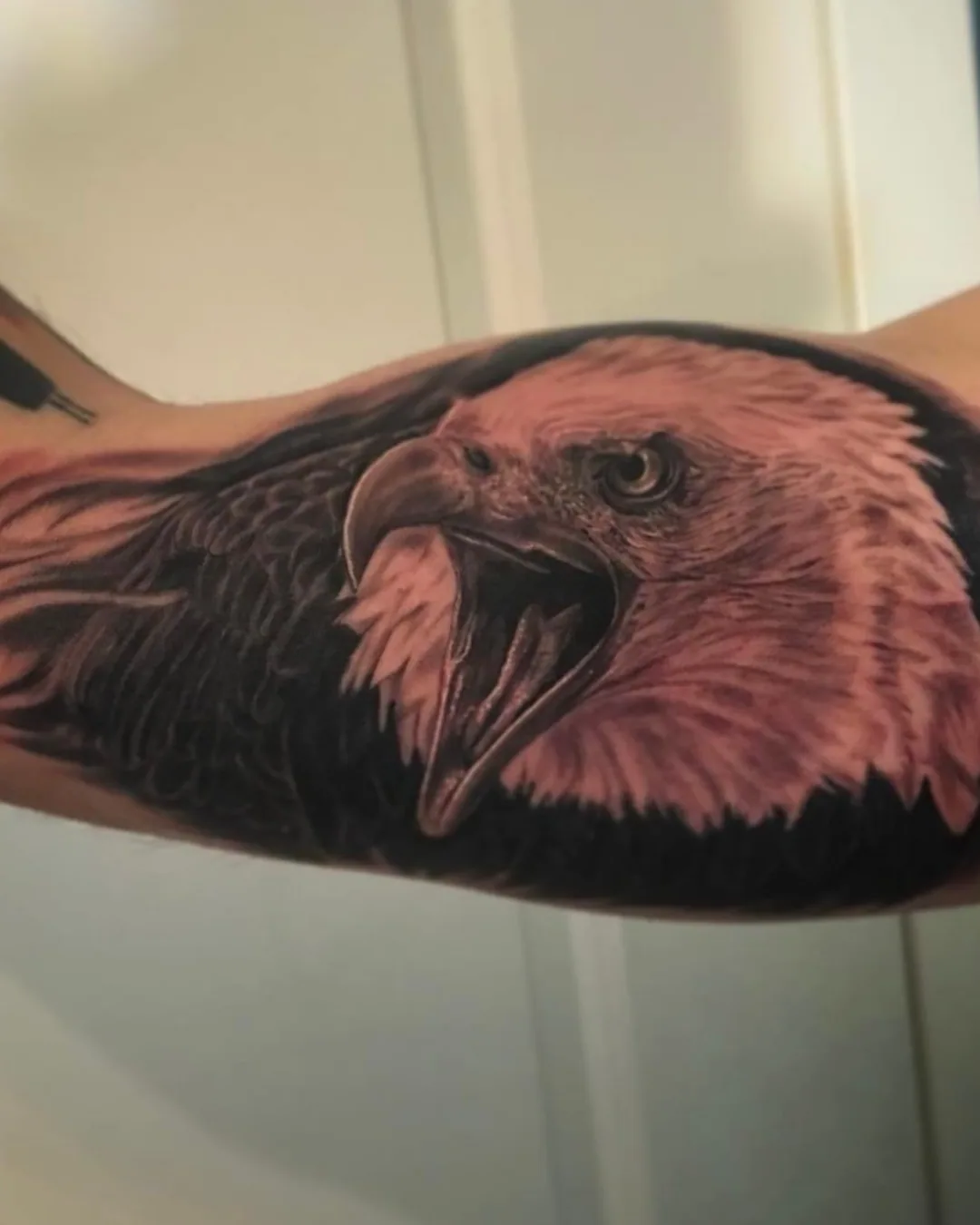 Animal tattoo Chicago fish tattoo symbolic of perseverance and fortune in wildlife motif