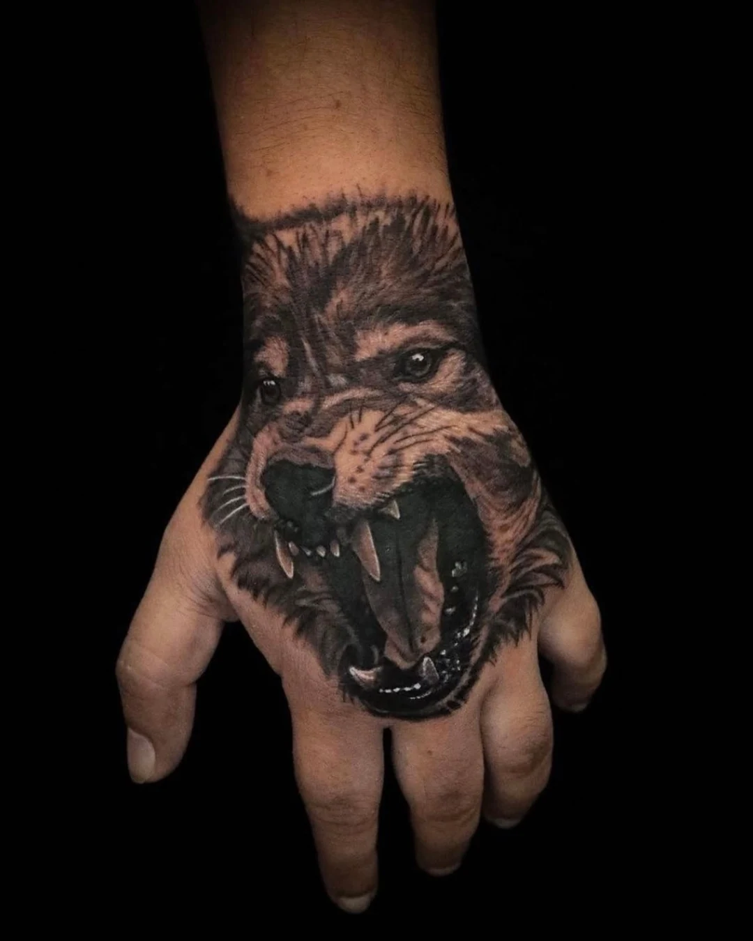 Animal tattoo Chicago wolf tattoo
