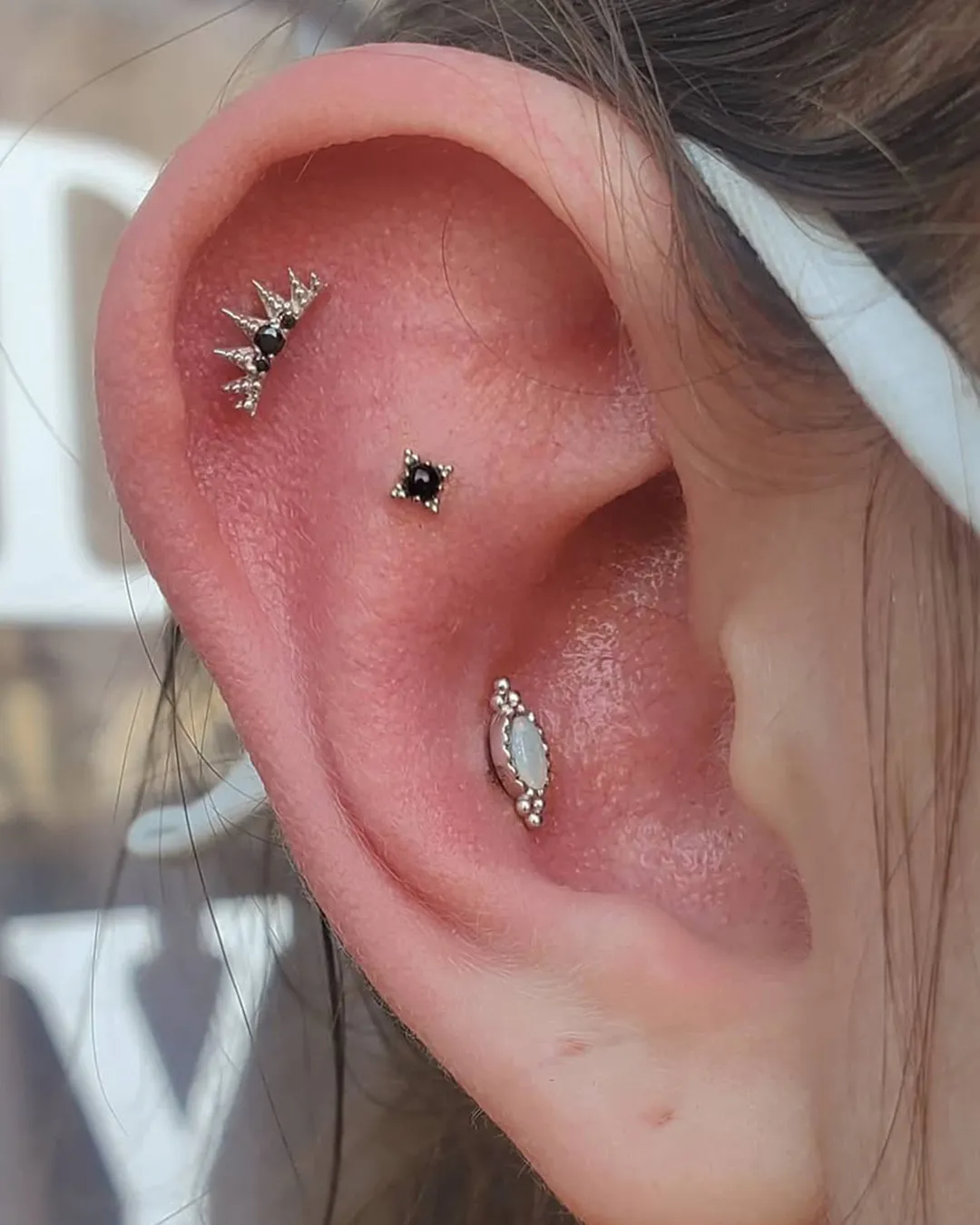 body piercing flat helix triple chicago