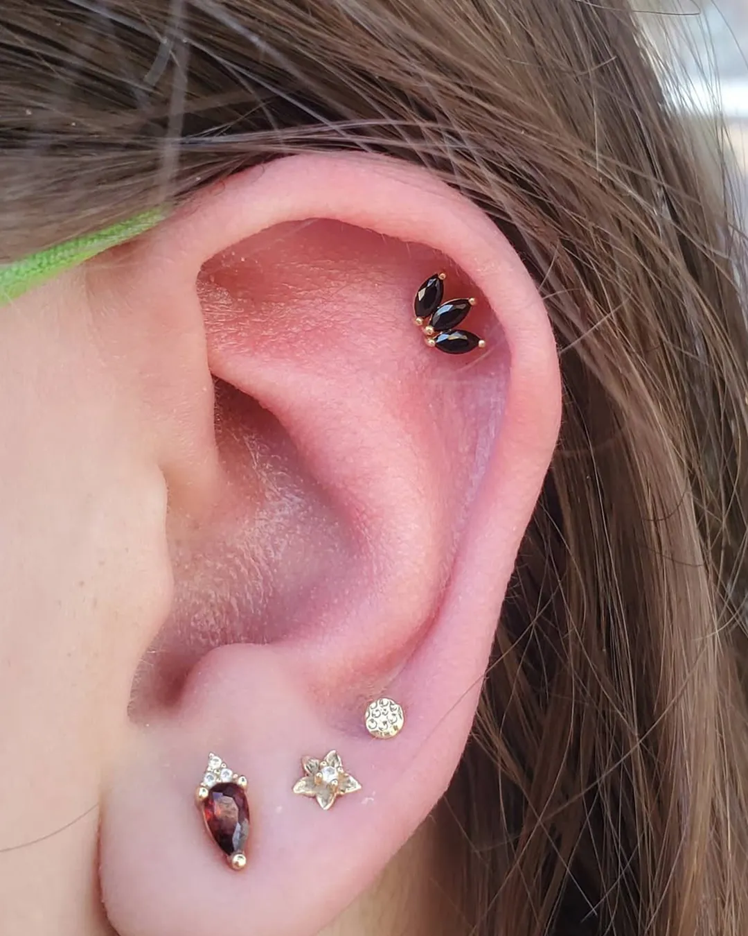 body piercing helix black trinity curated ear chicago piercing studio