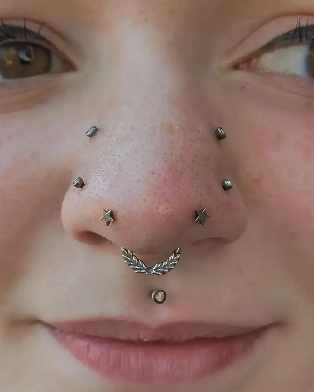 body piercing nose septum wings stars chicago piercing studio