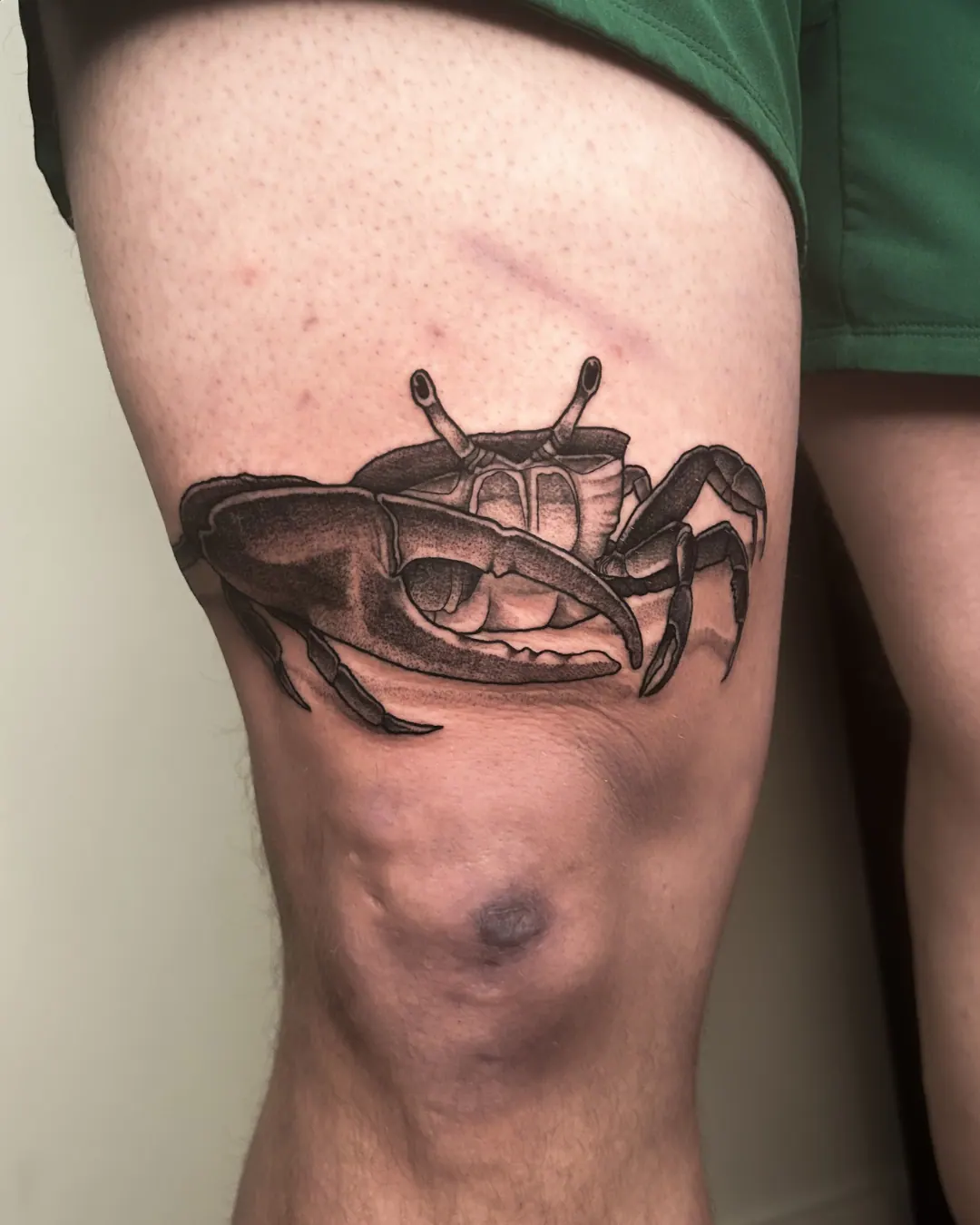 Crystal Thorns Chicago tattoo shop artist creating custom tattoos