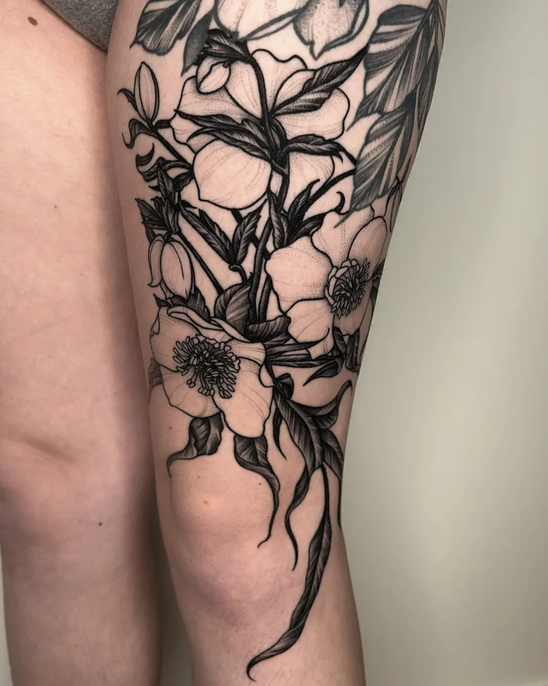 Crystal Thorns tattoo Chicago professional tattoo artist at Black Atlas Studios