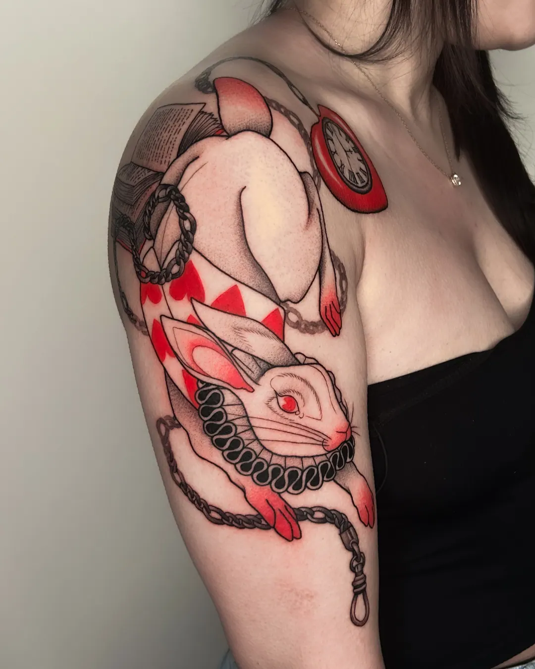 Crystal Thorns tattoo artist Chicago at Black Atlas Studios in Pilsen